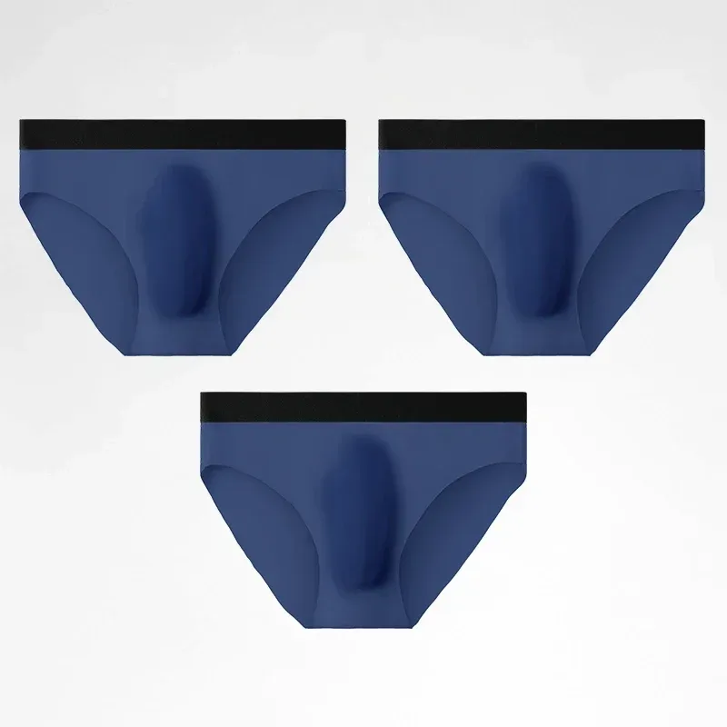 3PC Ice silk texture briefs, super cool on the skin in summer, enjoy the silky touch — image 32