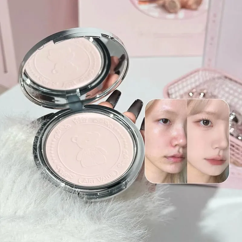 ART VALUE 7PCs Multipurpose Makeup Sets Include 3 Matte Lip Mud 1 Pressed Powder 1 Blush 1 Eyes Palette And Necklace Cosmetics — image 3