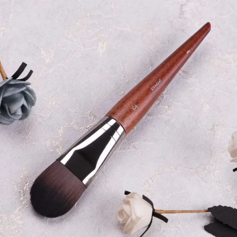 1pc MF Natural wood Soft Makeup Brushes Powder Foundation Concealer Make Up Brush Blush Synthetic hair Shadow high quality tools — image 30