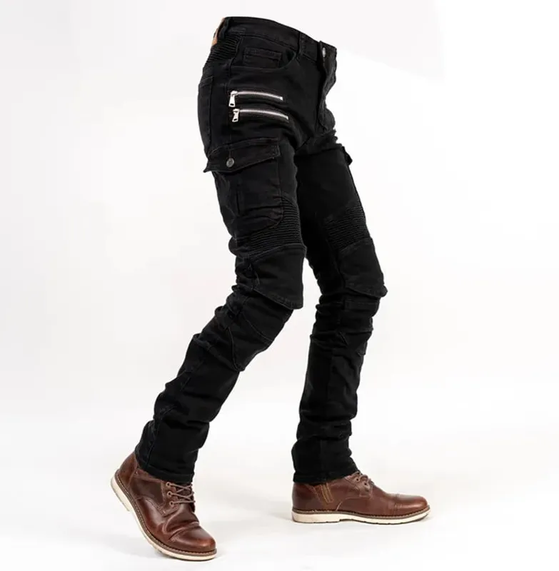New Autumn Men Pants Casual Tactical Jeans Male Multiple Pockets Cargo Pant Casual Straight Dimem Jeans Trousers Plus Size S-4Xl — image 9