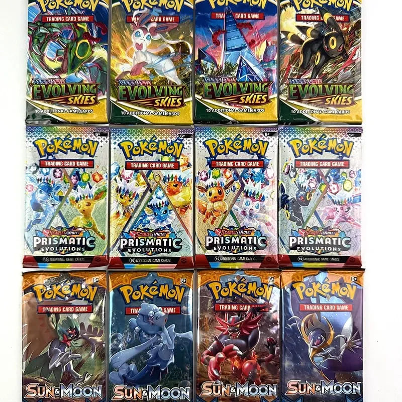 10/20Pcs Pokemon Cards Sun & Moon Evolutions Prismatic Pokemon Booster Collectible Tradeiner Card Game Toy For Children Gifts — image 3