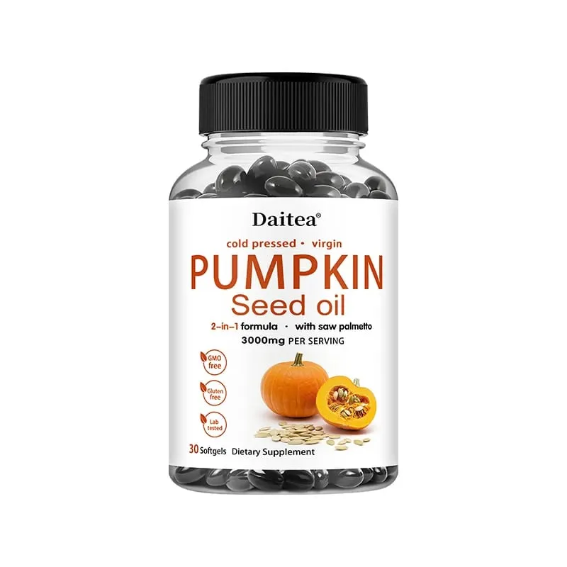 Ang Pumpkin Seed Oil + Saw Palmetto Extract ay Sinusuportahan ang Prostate at Urinary System Health Pangangalaga sa Buhok Anti-Paglalagas ng Buhok Kalusugan ng Lalaki — image 8