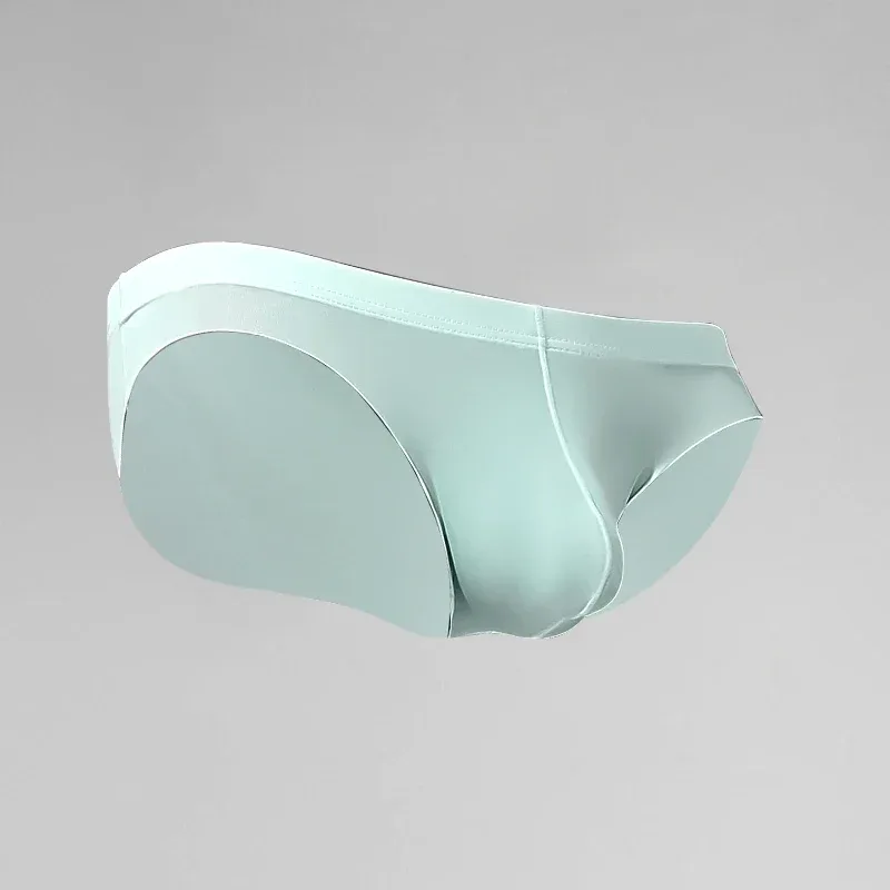 Modal men's underwear. Super - thin ice - silk style for summer. Alluring, breathable men's briefs. Sexy, translucent underpants