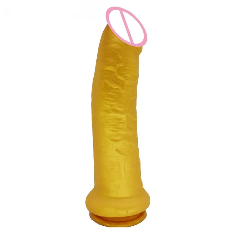 11.2" silicone giant realistic dildo huge penis anal dildo large girth female masturbator suction skin color sex products — image 7