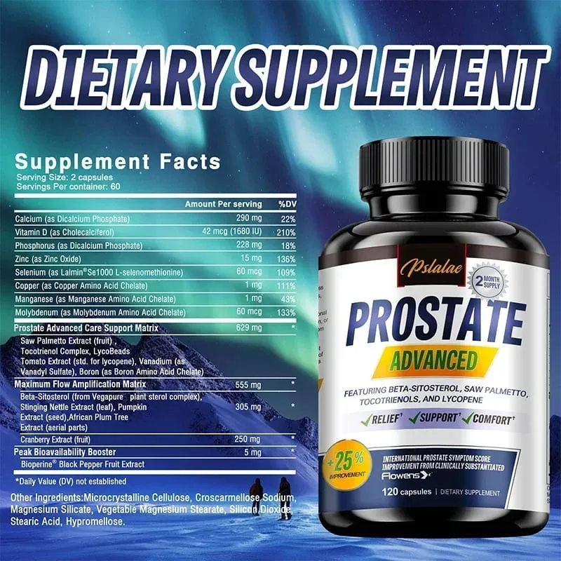 Prostate Health Supplement - Natural Saw Palmetto Extract Supports Prostate and Hair Health Improves Immunity — image 5