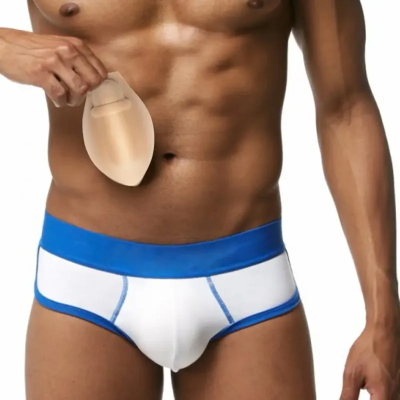 Ropa interior acolchada para hombre, accesorio de ropa interior acolchada que mejora el bulto con ropa interior para hombre, almohadilla de copa de realce para bañadores para uso diario — image 6