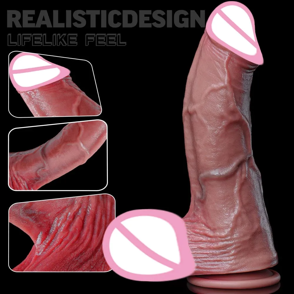Vagina Massager Huge Realistic Dildo Fantasy Long Penis Big Dick Suction Cup Dildos Giant Anal Plug Sex Toys For Women Men — image 2