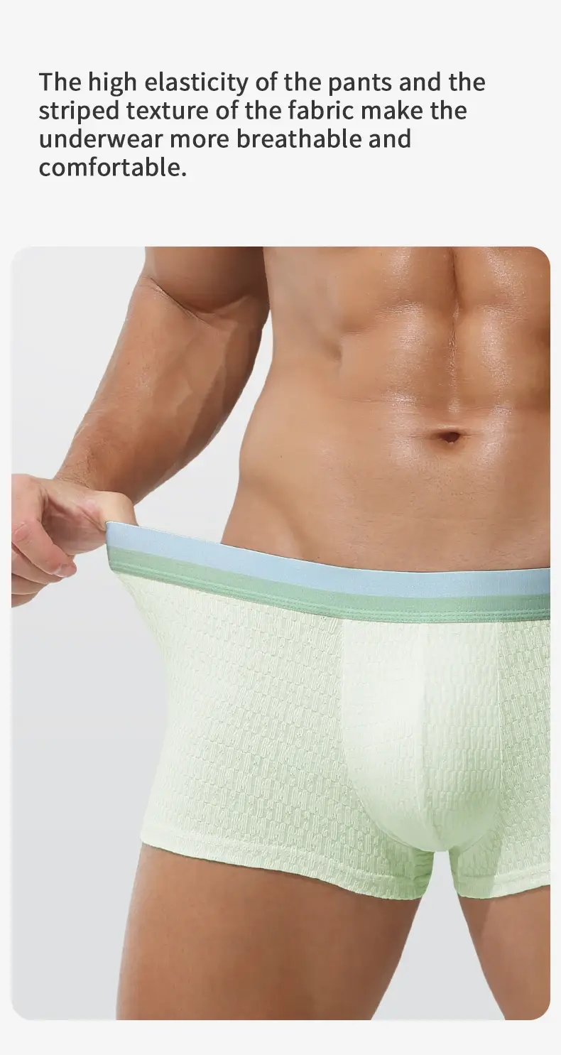 Men's cotton underwear men's boxers summer thin trend boys sports boxers antibacterial boxers