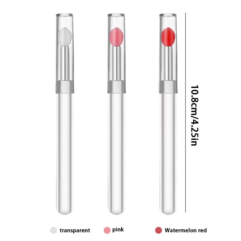Silicone Lip Balms Lip Mask Brush With Sucker Dust Cover Makeup Brushes Lip Film Brush Anti-lost Dust Cover — image 6