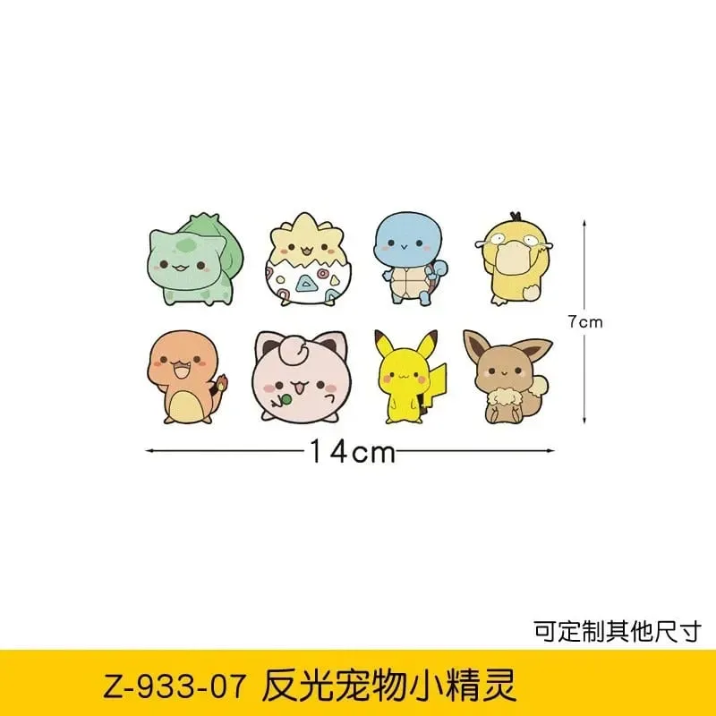 20 Arten Pokemon-Autoaufkleber, Anime-Figur, Pikachu, Gengar, Eevee, Charmander, niedliche Cartoon-Puppe, kreative Aufkleber, Geburtstagsgeschenke — image 15