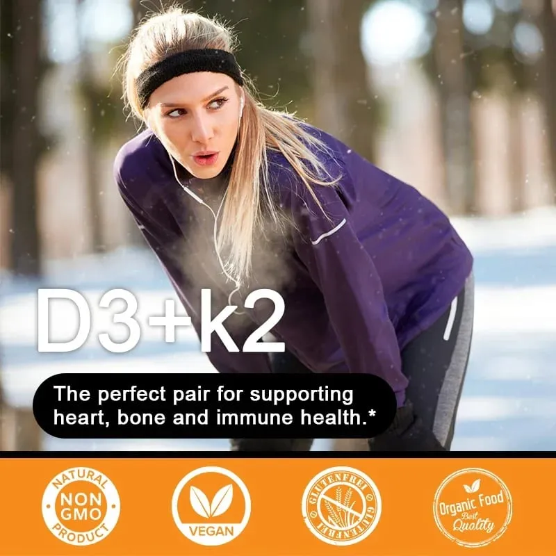 Vitamin K2 and D3 Supplement Premium Formula (30/60/120 Capsules) — image 6