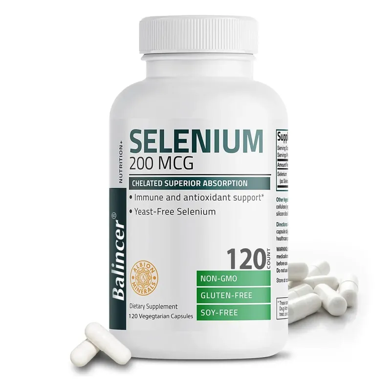 Selenium Supplement - Chelated Amino Acid Complex - High Absorption Antioxidant Enhances Immune Function Thyroid Support — image 9