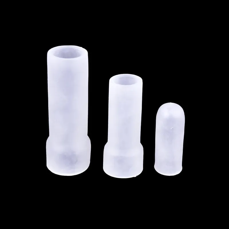 S/M/L Silicone Sleeves for Penis Extender Pump Enlargement Glans Protector Cap Replacement Penile Stretcher Clamping Kit Sex Toy