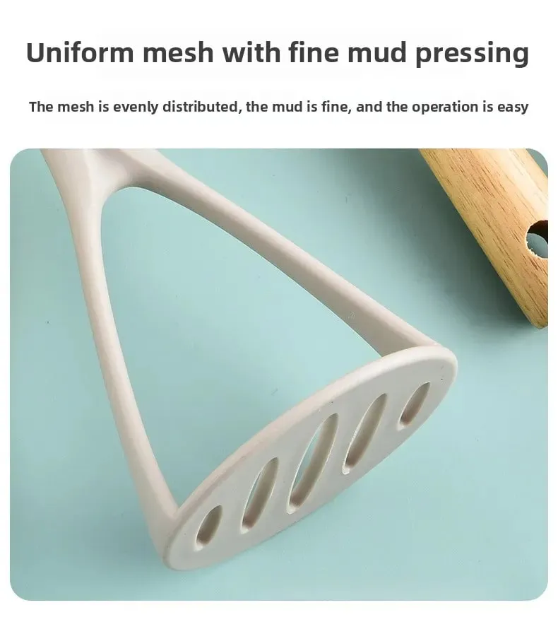 Cross-border kitchen tools Silicone potato press purer Garlic press Potato purer Resistant to high temperatures — image 9