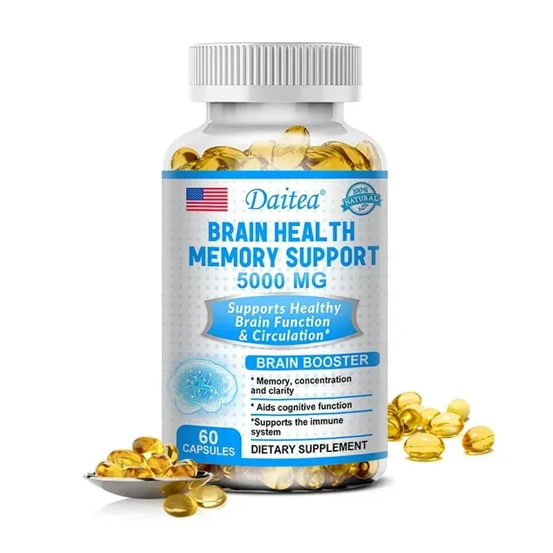Brain Nootropics - Improves Memory and Focus Benefits The Nervous System Replenishes Energy and IQ Health