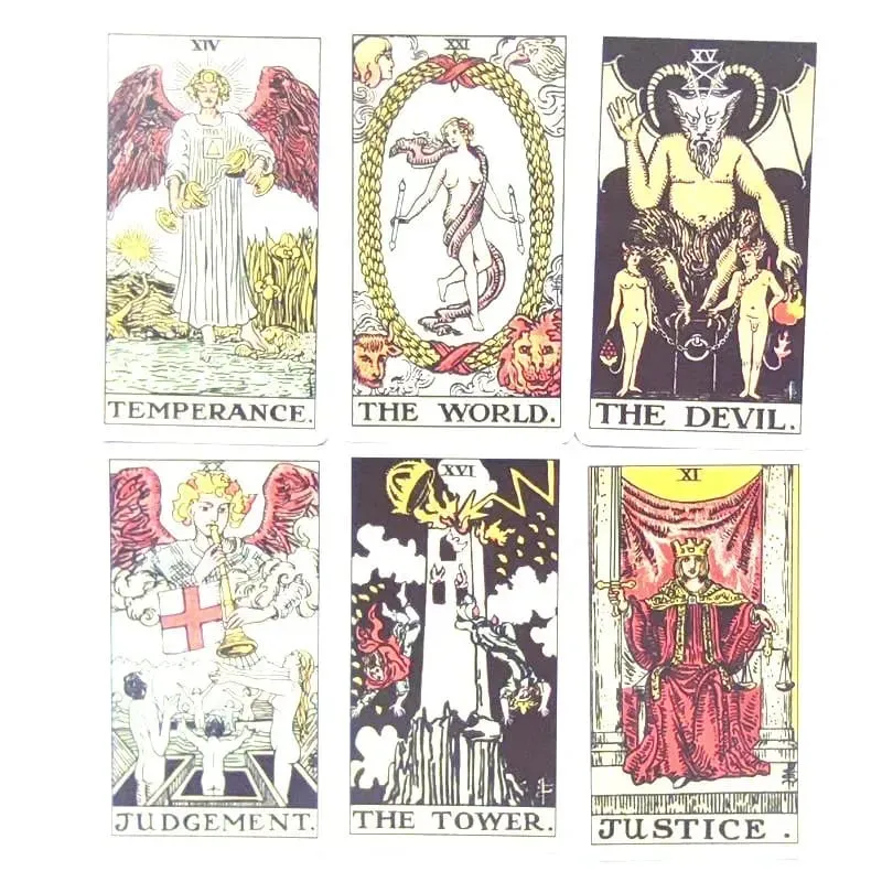 Tarot Original 1909 Deck Cards English Classic 1909 Tarot 78 Card Popular Deck Card Game Board PDF Guidebook — image 3