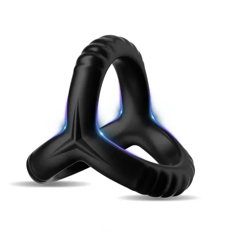 Penis Ring Reusable Silicone Semen Cock Ring Penis Enlargement Delayed Ejaculation Sex Toys For Men — image 1