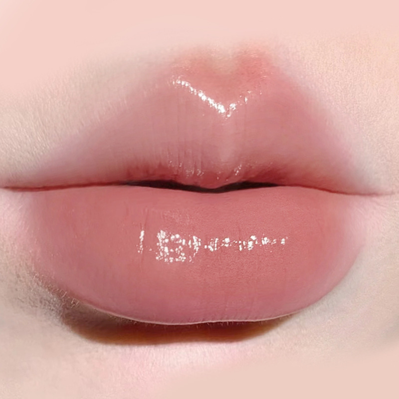 Low Saturation Mirror Water Light Solid Lip Gloss Mirror Russet Lipstick Moisturizing Lips Tint Nature Nude Lip Makeup Cosmetics — image 8
