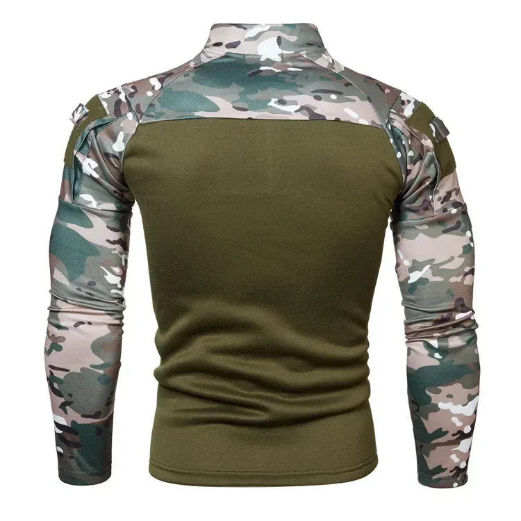 New Pullovers Outdoor Sweatshirt Men Casual Slim Uniform Camouflage Hoodie Clothes Jogging Sweatshirts Long Sleeve Tops — image 6