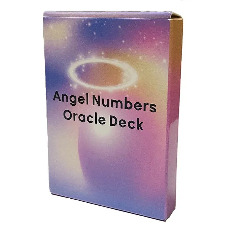Angel Numbers Oracle Deck 40 Cards To Receive Divine Guidance Board Games Feelings Messages Deck — image 1