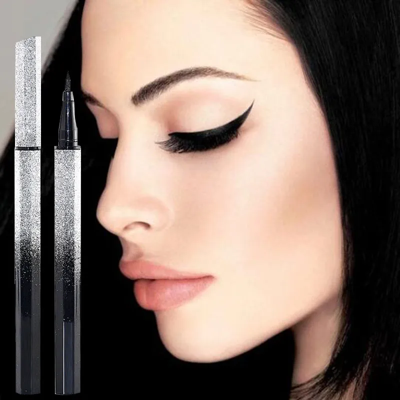 Ultra-thin Waterproof Liquid Eyeliner Korean Makeup for Women Quick Dry Smooth Eye Liner Long Last Lower Eyelash Pen Cosmetics — image 1