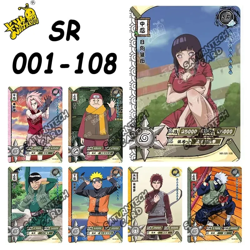 Naruto Card Set Full Series SE BP NR CR PR GP CP SP MR PR SLR OR AR UR ZR Cards Sasuke Anime Collection Card Toy Gift — image 21