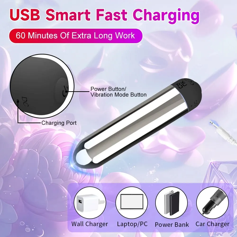 Výkonná aplikace Bullet Vibrator APP Bluetooth Control Clitoral G bodová stimulační masážní masáž Mini Anální Pussy Stimulátor Sexuální hračka pro ženy