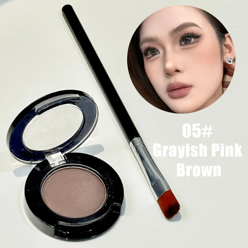 Single Matte Eyeshadow with Brush Low Saturation Color under Eye Highlighting Multi Use Makeup Ideal for Holiday Gifting — image 3