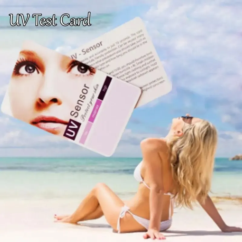 Easy to Use UV Test Card Portable Measurement Analysis Tools UVB Test Card Reusable Easy to Read UV Sensor Card — image 3