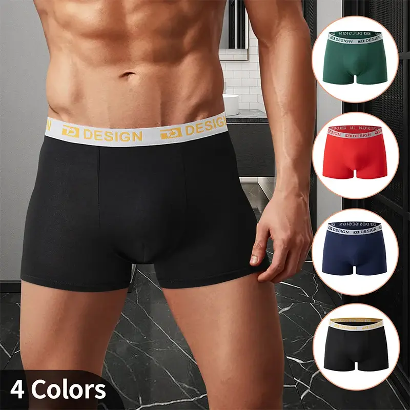 4 món Bốn Mùa Nam Bốn Góc Nhanh Khô Thoải Mái Nhiều Màu Thời Trang Quần Short Thể Thao Thường Ngày Ở Nhà