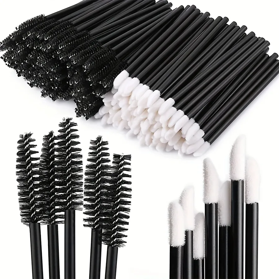 250-teiliges Einweg-Make-up-Pinsel-Set – Augenbrauen-/Mascara-/Eyeliner-Pinsel mit Aufbewahrungsbox, professionelle Kosmetik-Werkzeuge für den Salon — image 4