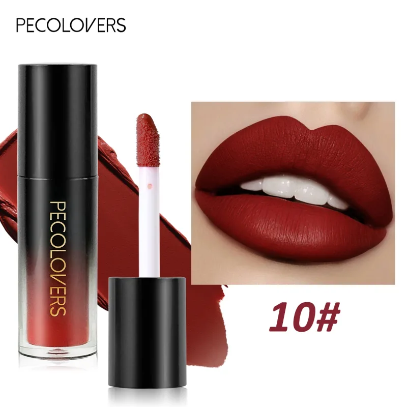 Multiple Colors Matte Velvet Lip Gloss Waterproof Long-lasting Non-stick Cup smooth Lipstick To Apply High Color Rendering — image 24