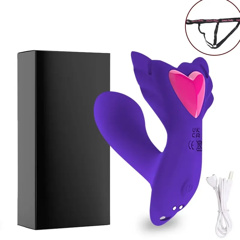 APP 무선 제어 G Spot 딜도 바이브레이터 여성용 APP 원격 무선 팬티 질 진동 마사지 커플을위한 섹스 토이