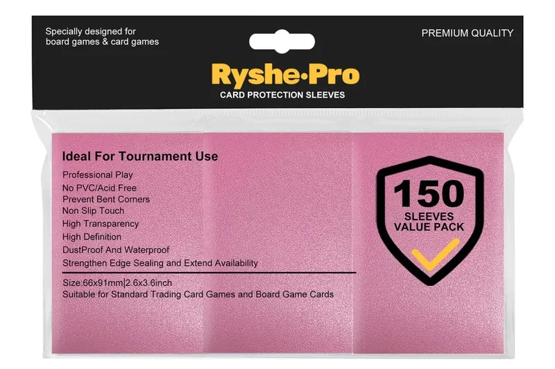 100pcs 2.5 "x 3.5" Premium Trading Card แขน 66x91 มม.ขนาดมาตรฐานกระดานการ์ดเกมสำหรับ MTG Magic Gathering Lorcana การ์ดเกม — image 25