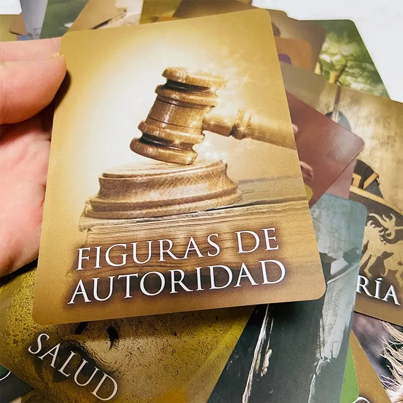 Past Life Oracle Cards 44pcs Spanish Edition Board Games Oracle Deck — image 3