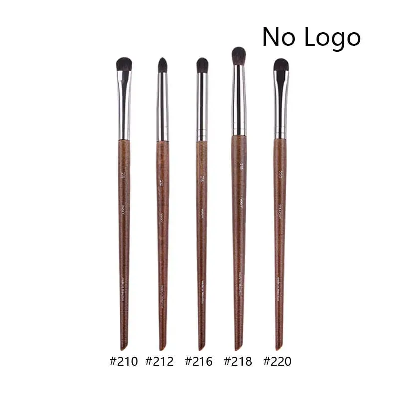 5pcs/set Natural Wood Eyeshadow Makeup Brushes Eye Detail Make Up Brush Concealer Crease Smudge Cosmetic tools Set Thin liner — image 16