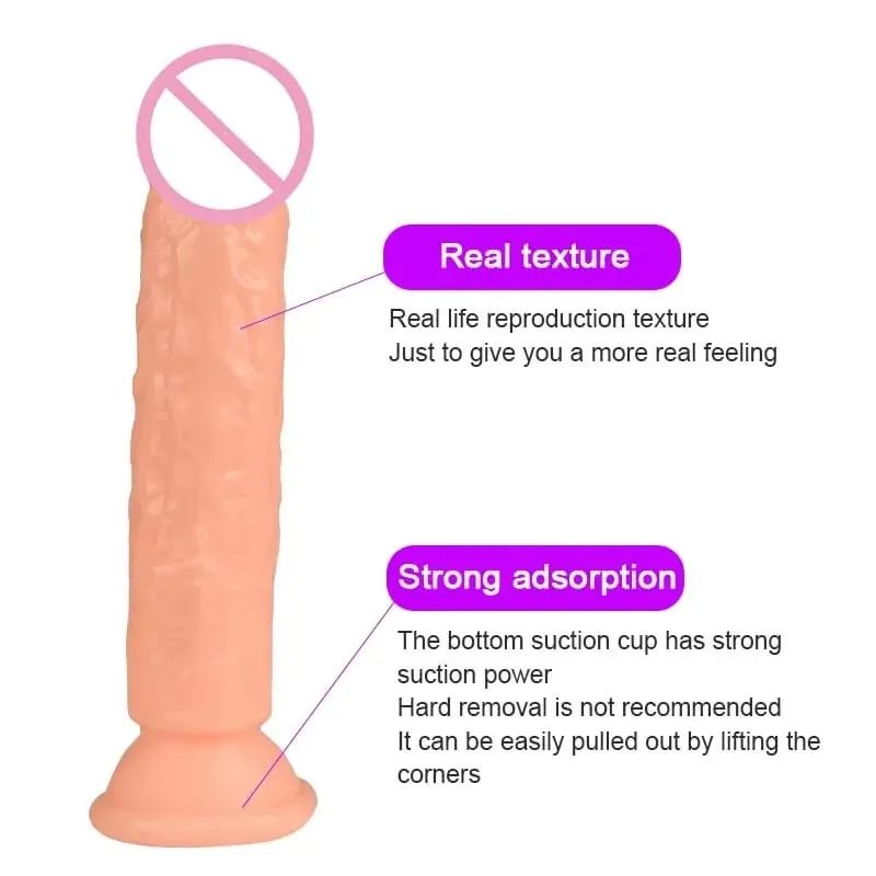 Realistic Dildos for Women Skin Feeling Realistic Penis or Female Masturbation Suction Cup Dildo Big Penis Sex Toys — image 2