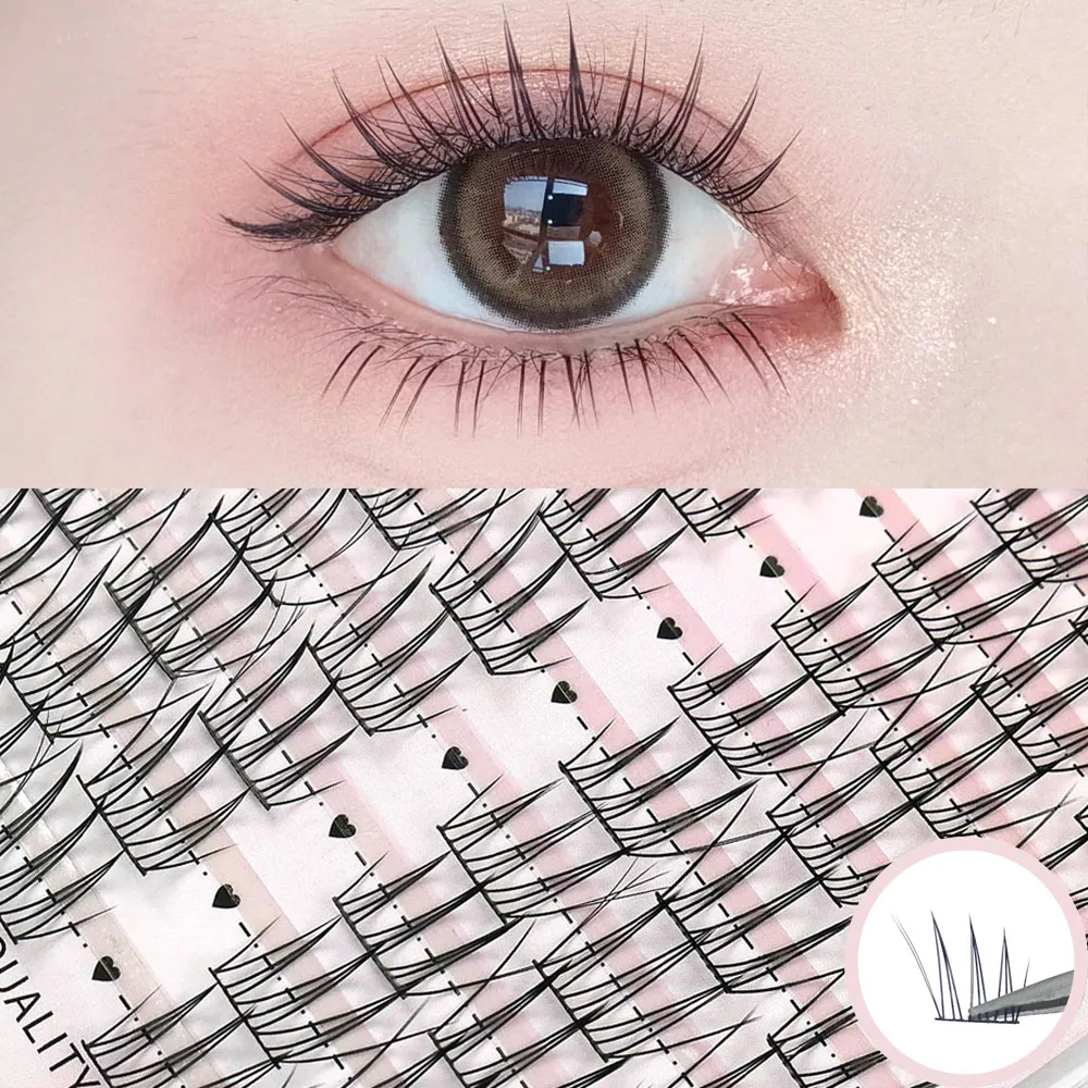 10 rows/12 rows eye black natural mascara extension cluster natural volume personal eye black mixing tray eye black DIY mascara — image 1