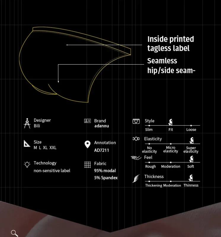 2 szt. Niski wzrost komfort męskie bawełniane majtki różowa miękka tkanina szeroki pas 3D etui wspierające przyjazna dla wilgoci bielizna męska