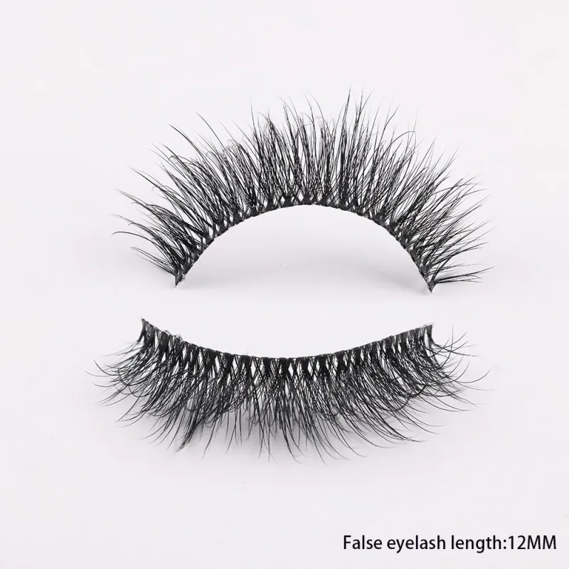 3D Mink Lashes Transparent Band False Eyelashes Natural Fake Eyelash Anime Winged Clear Band Lashes Manga Lashes Makeup — image 22