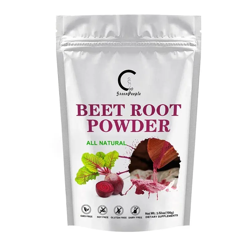 Organic Beet Root Powder- Boost Daily Nutrition Athletic Performance Promote Digestive Vegan and Non-GMO Beet Root Supplement