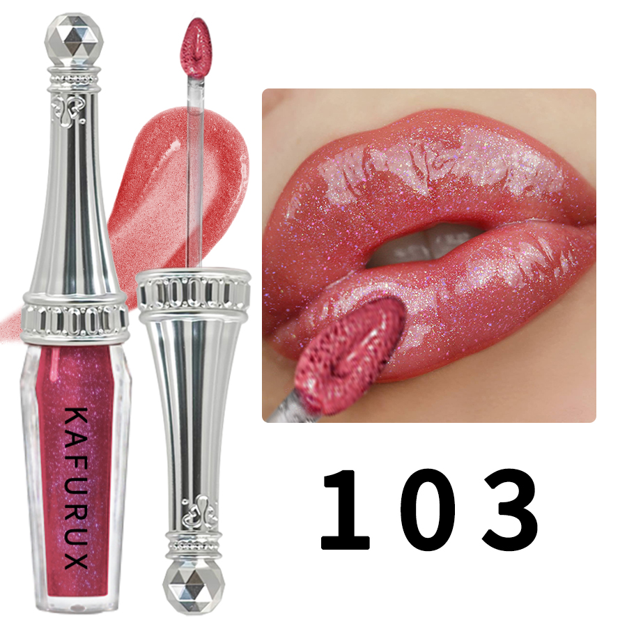 6 Colors Glitter Liquid Lipsticks Shimmer Shiny Lipgloss Pearlescent Lip Tint Mositurizing Long Lasting Lip Glaze Makeup For Wom — image 11