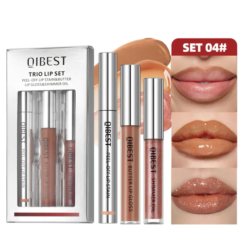 Multifunctional Makeup Sets Peel Off Lip Stain Tattoo Mirror Lipgloss Shimmer Lip Oil Lasting Cosmetics Lip Glaze Tint — image 10