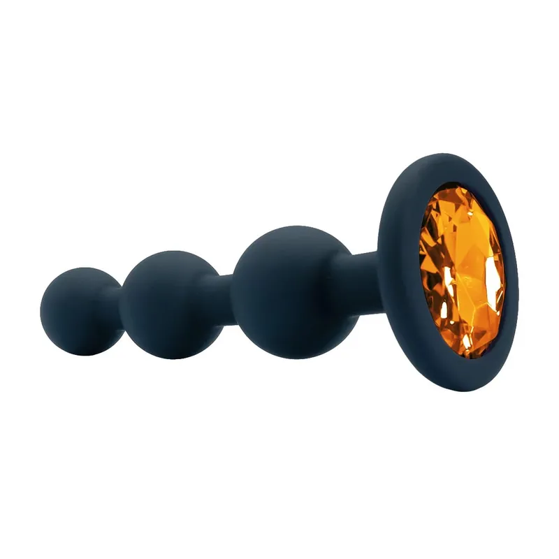 Black Silicone 3 Ball Anal Beads Sex Anal Plug Crystal Base Butt Plug Analplug But Plug Anal Trainer Toys Sex Toys For Woman — image 12