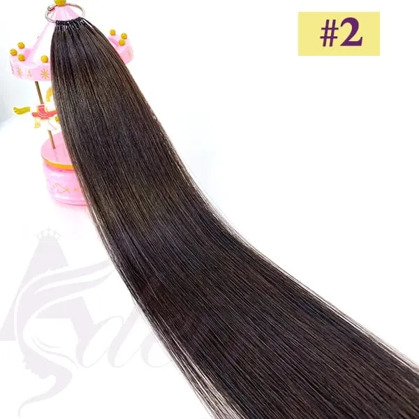 New Feather Hair Extensions 100% Human Hair Real Natural Hair Comfortable And Invisible Black Brown Blonde Straight
