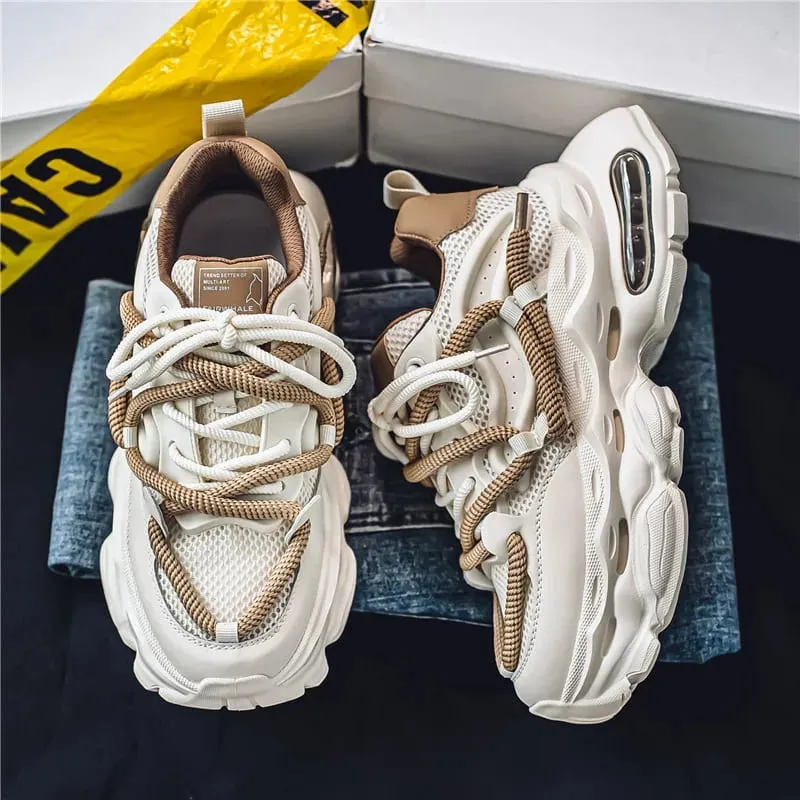 2024 New Men Shoes Autumn Winter Comfortable Men's Platform Sneakers Fashion Casual Shoes Sports Trainers Tenis Size44 — image 7