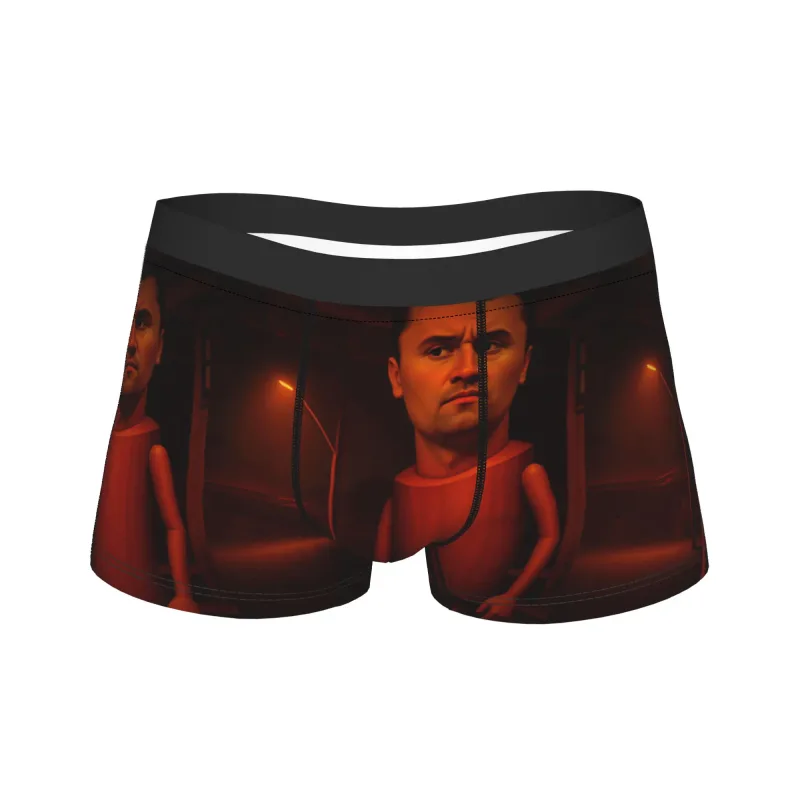 Charlie Kirk Meme Boxer Shorts pochette sous-vêtements haute qualité douane Shorts slips nouveauté hommes culottes grande taille 2XL