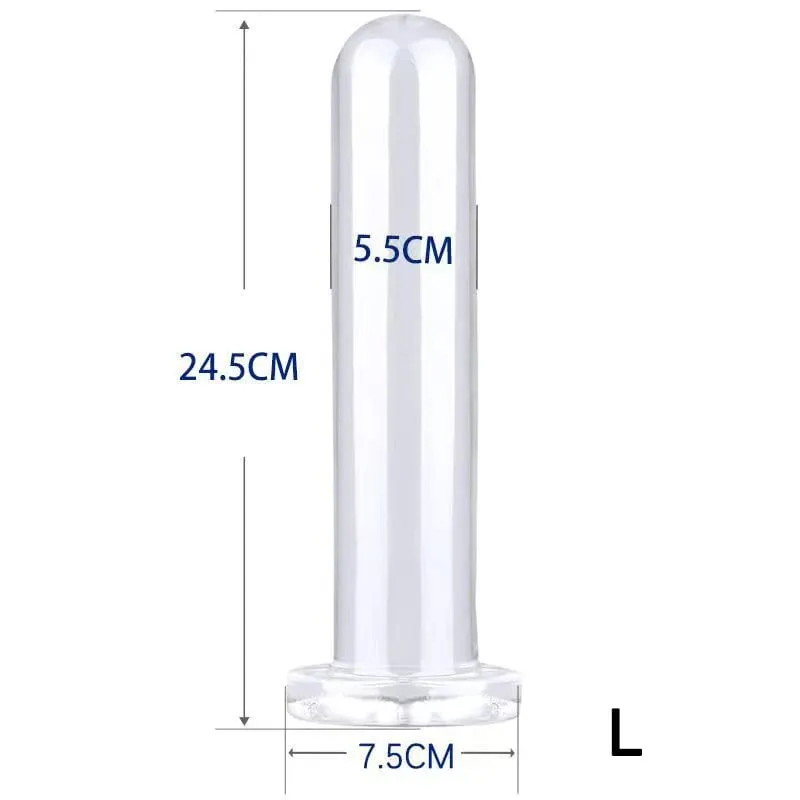 24.5cm Long Clear Jelly Smooth Surface Strapon Anal Dildos Straight ButtPlug TPE Dildo Anal Plug Intimate Sex Toys For Couples — image 11