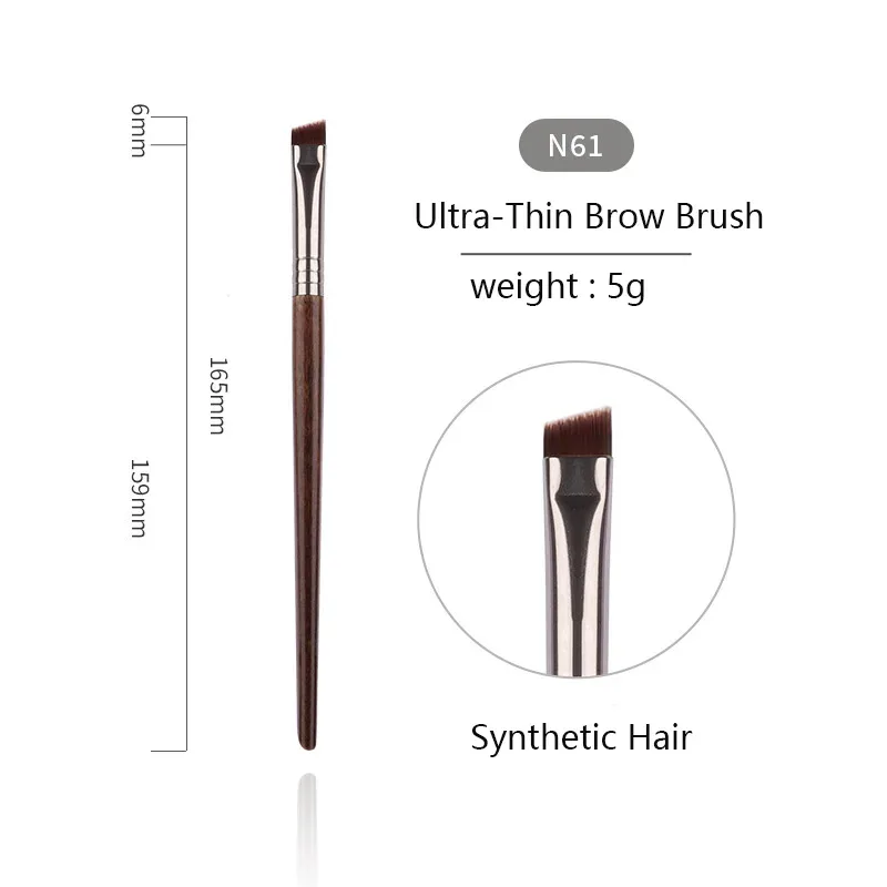 OVW Animal Hair Makeup Brush Complete Set 28PCS Lip Brushes Eyeshadow Brush Soft Makeup Brush Beauty Tools Smudge Brush Single — image 28