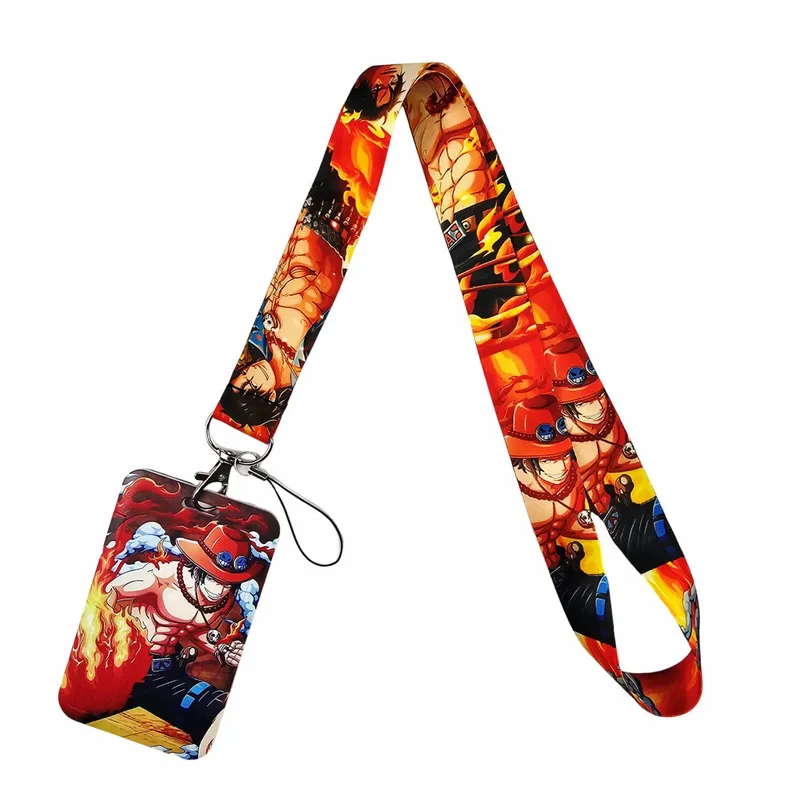 Anime Cartoon Credential Holder Keychains Neck Lanyard For Pass Card Anime Credit Card Holder Keychain Straps Wholesale — image 9